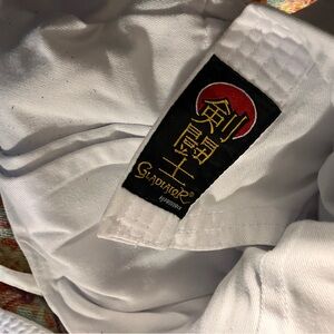 Gladiator adult #4 gi karate tae kwon do dobok